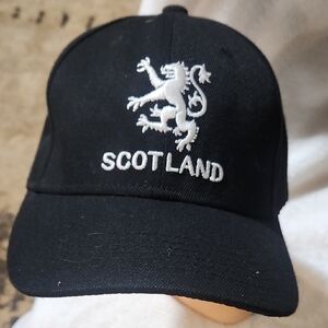 Heritage Black Cap with White Stag Design